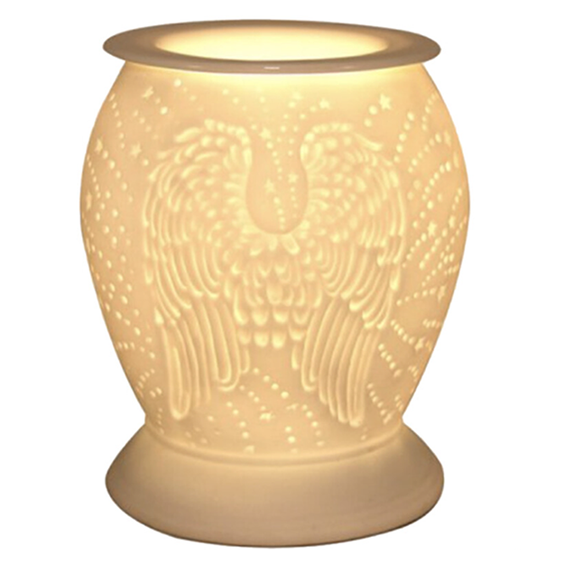 AROMA WAX MELTER - SILHOUETTE ANGEL WINGS